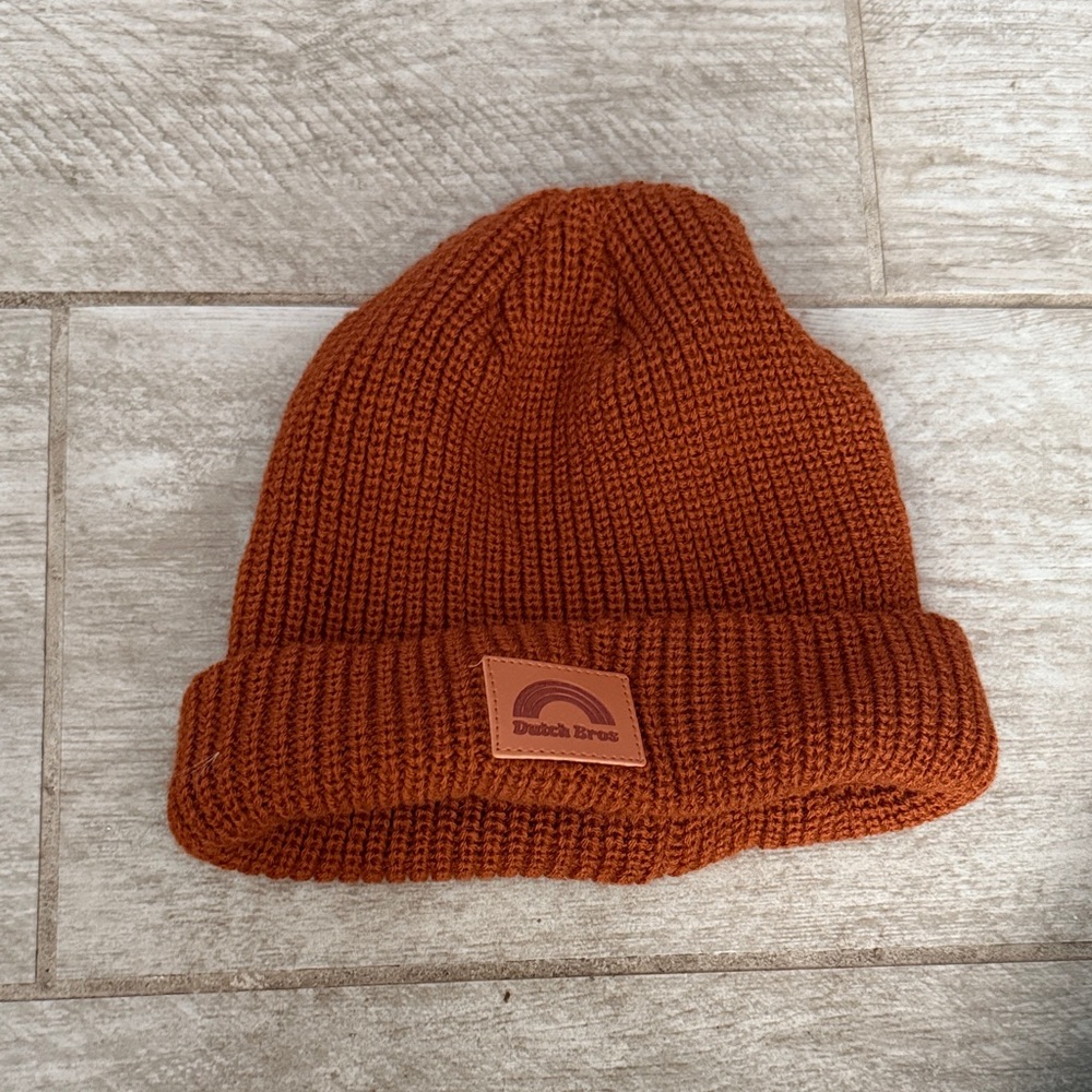 Dutch Bros Rust Knit Beanie